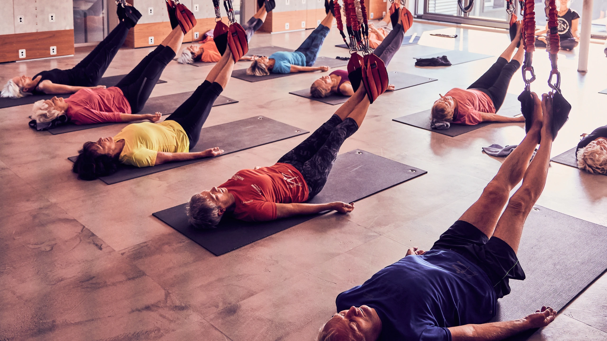 "Impressionen vom Yogafestival beim Bungee im Zenraum in der Alten Ziegelei "Impressionen vom Yogafestival beim Bungee im Zenraum in der Alten Ziegelei
