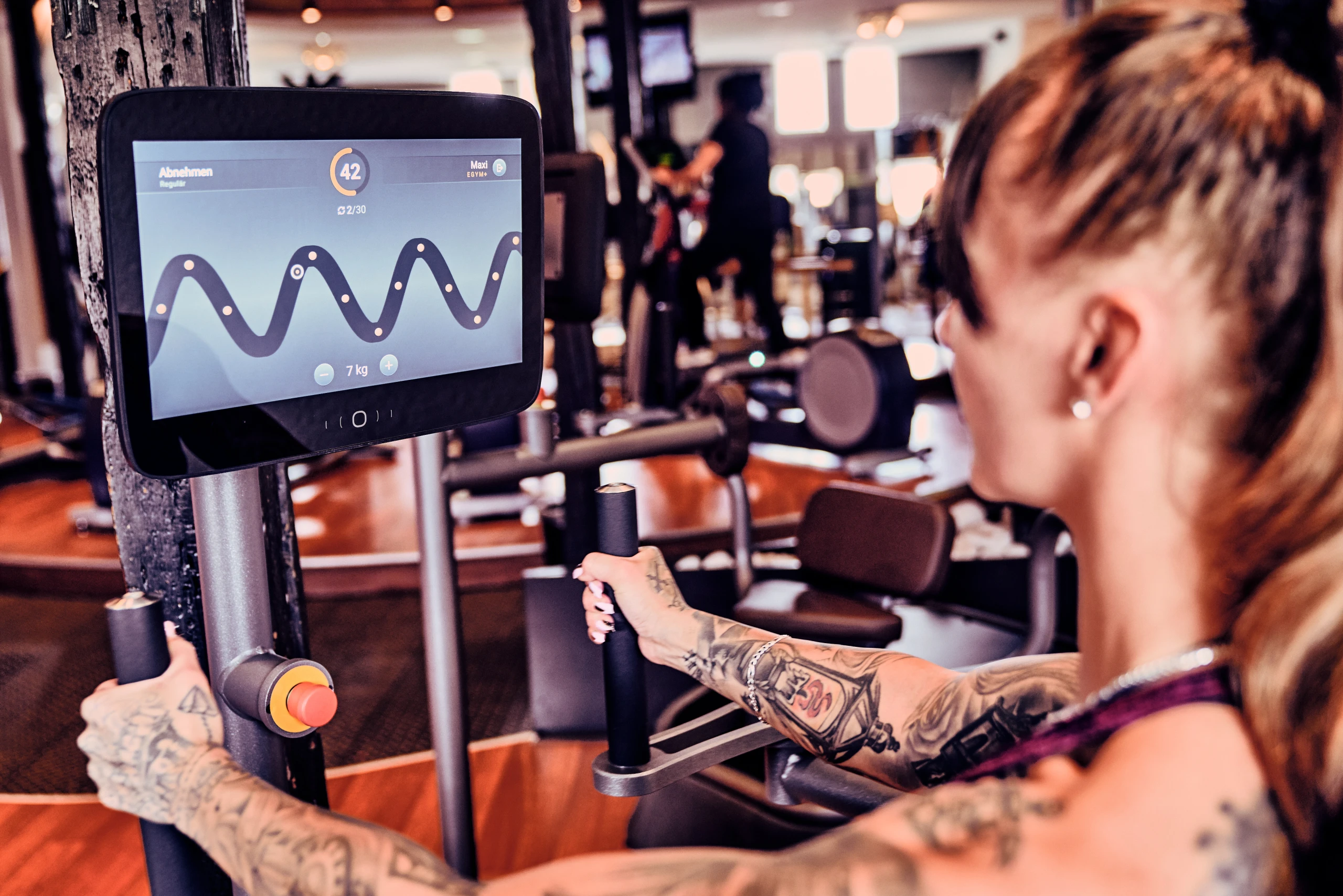 Moderne eGym Trainingsfläche Moderne eGym Trainingsfläche